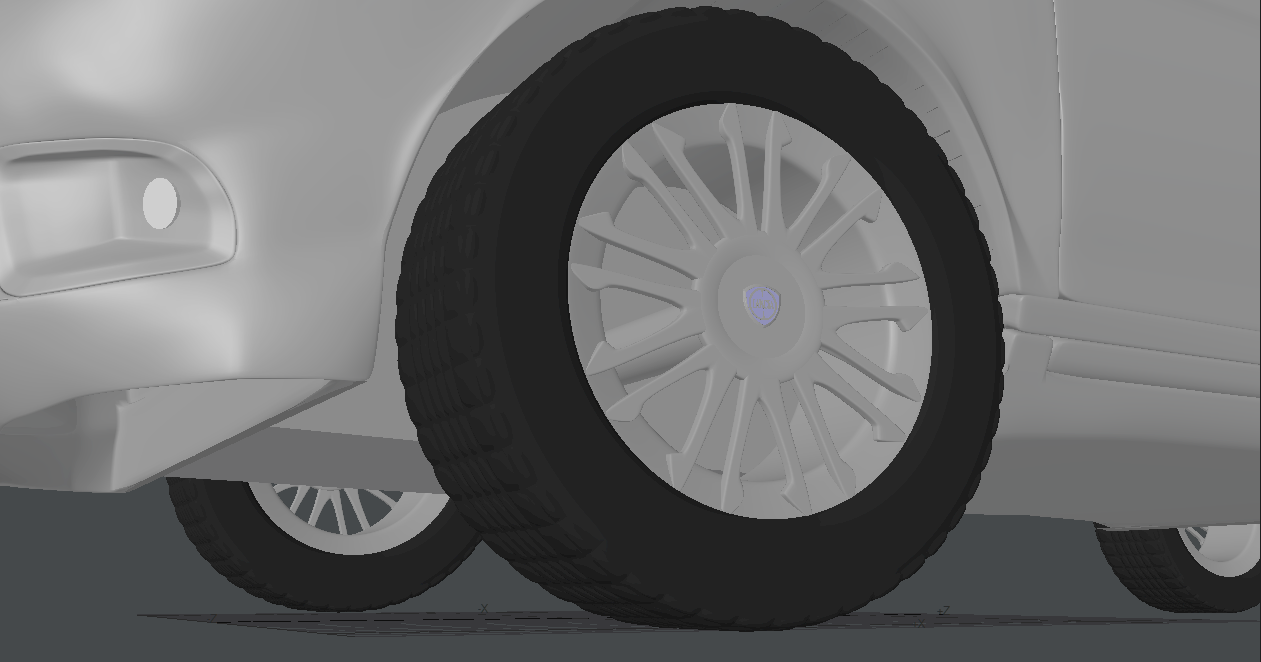 Lancia Ypsilon - Modeling Wheel